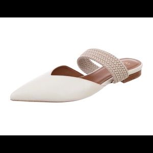 MALONE SOULIERS HANNA MAUREEN WOVEN FLAT MULE 38.5
